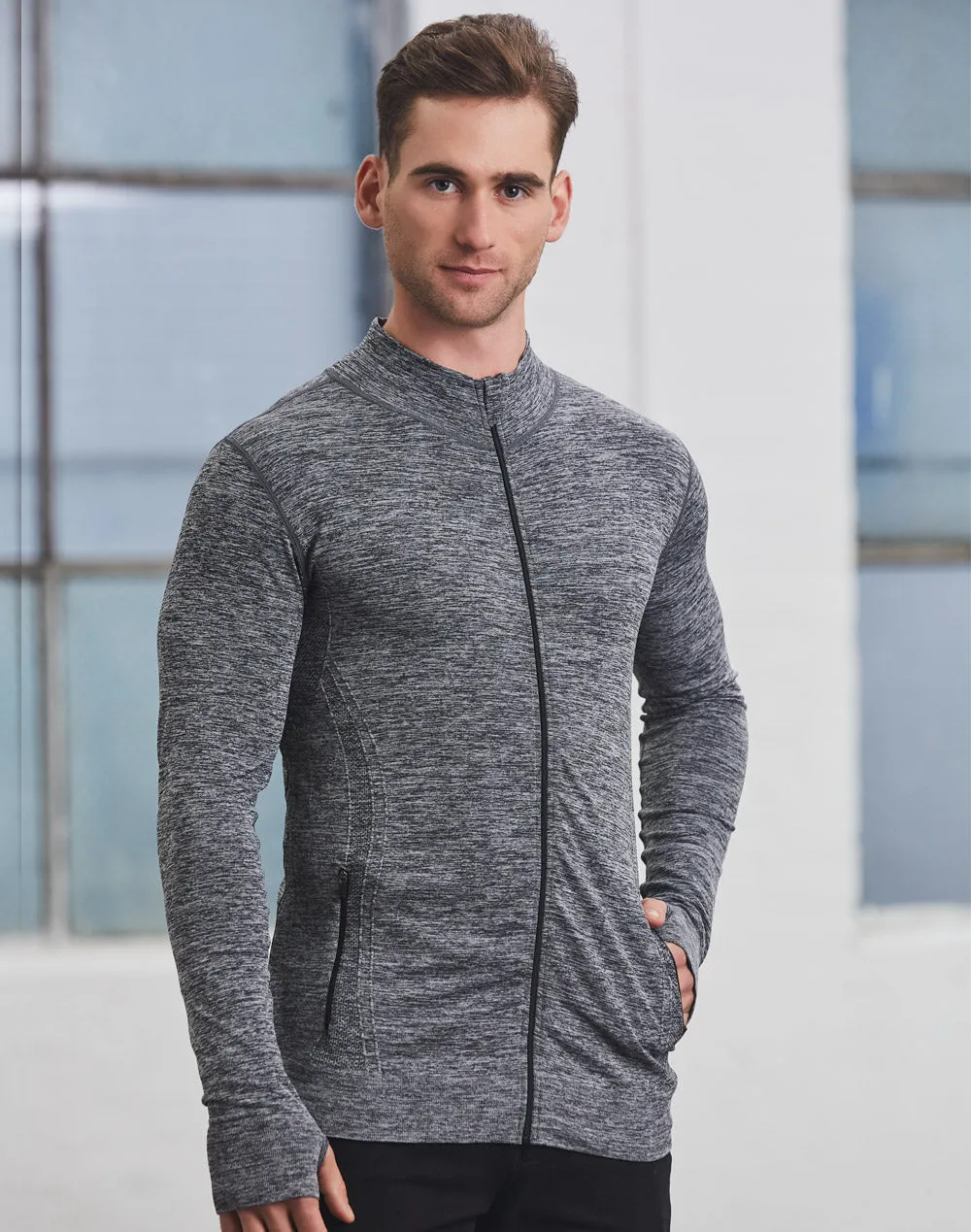 Adults Seamless Heather Jacket - JK39