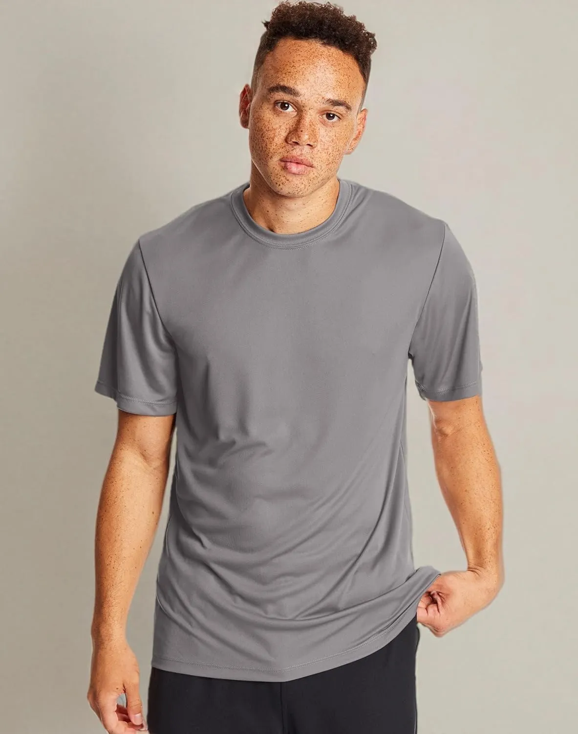 Hanes Men's Cool Dri Performance T-Shirt, Moisture-Wicking Short Sleeve Tee, 40  UPF Protection, 2 Or 5 Pack