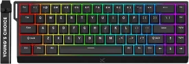 Hyekit x MCHOSE ACE 68 60% Wired Magnetic Switch Mechanical Gaming Keyboard, Rapid Trigger Hall Effect Keyboard, Hyper-Fast Adjustable Actuation, 8K Hz Polling Rate, RGB HotSwap, for PC/Mac, Black