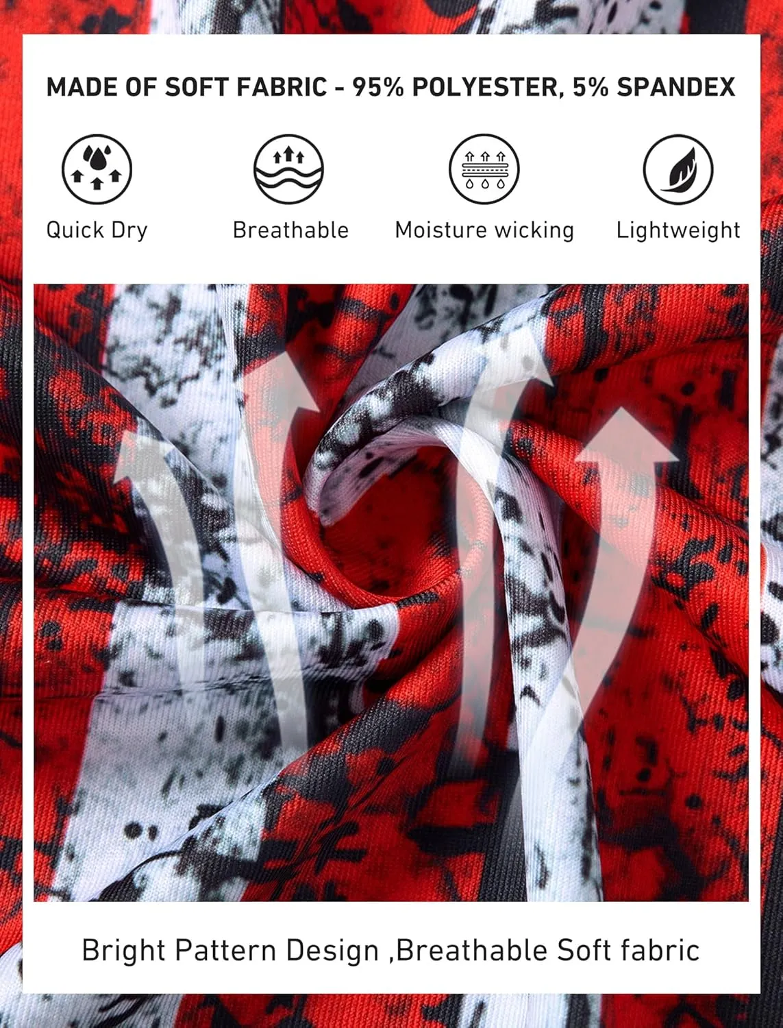 RAISEVERN Mens American Flag Print Golf Polo Shirt Patriotic Raglan Sleeve Tees
