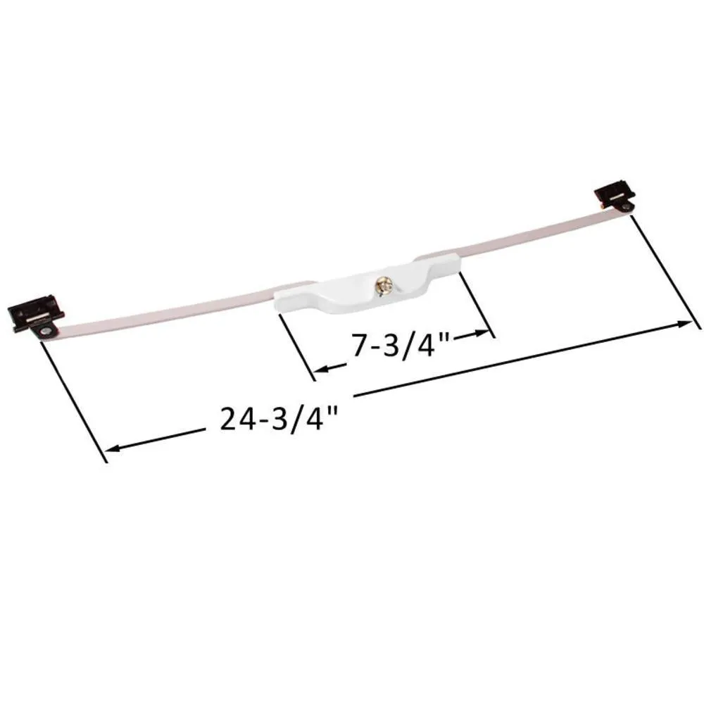 Truth Hardware Rear Mount 24" Pivot Shoe Roto Awning Window Operator - White